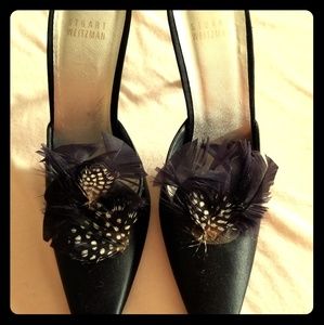 Stewart weitzman feather pumps